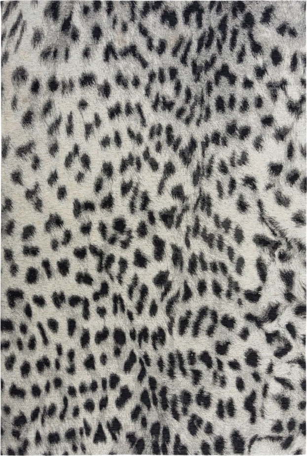Černo-šedý koberec Flair Rugs Leopard