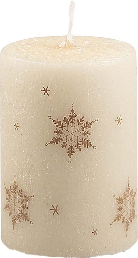 Krémově bílá svíčka Unipar Ice Natur