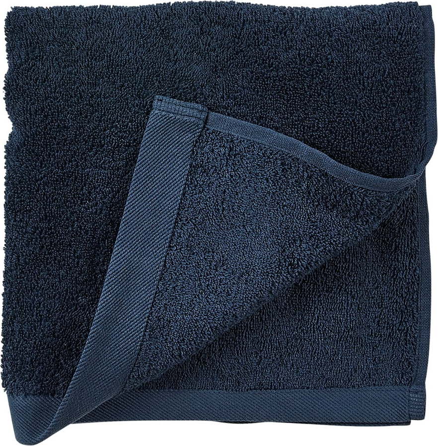 Modrý ručník z froté bavlny Södahl Indigo
