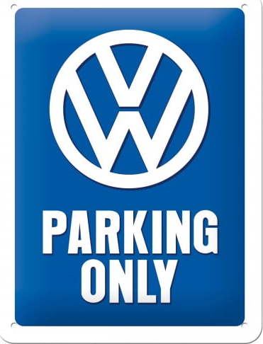 Nástěnná dekorativní cedule Postershop VW Parking Only Postershop