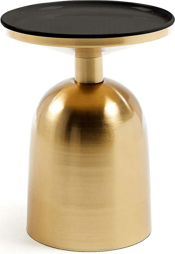 Odkládací stolek ve zlaté barvě La Forma Physic