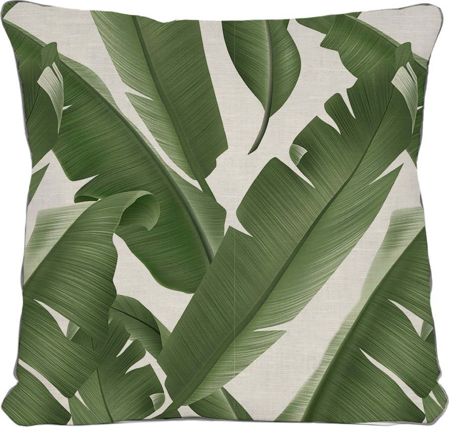 Polštář s motivem palmových listů Linen Couture Palms