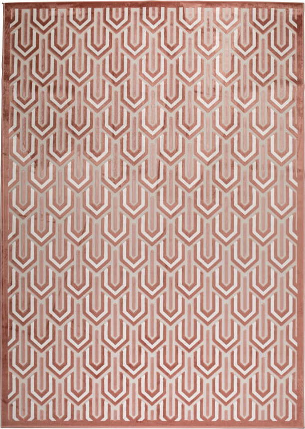 Růžový koberec Zuiver Beverly