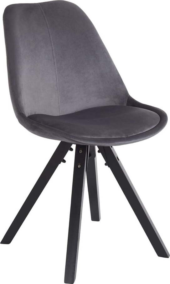 Sada 2 tmavě šedých jídelních židlí loomi.design Dima loomi.design