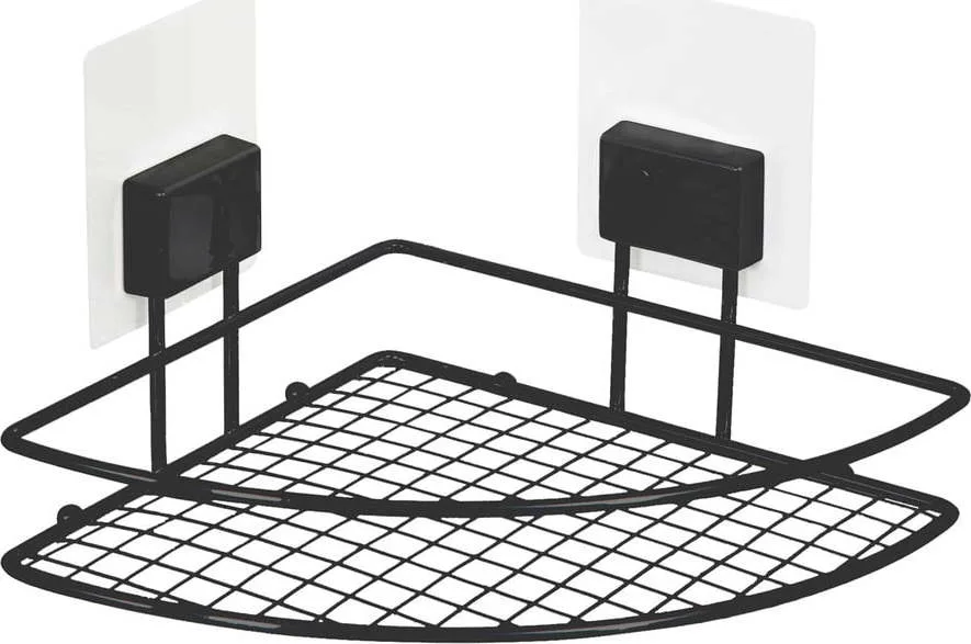 Samodržící rohová koupelnová polička Compactor Magic Bath