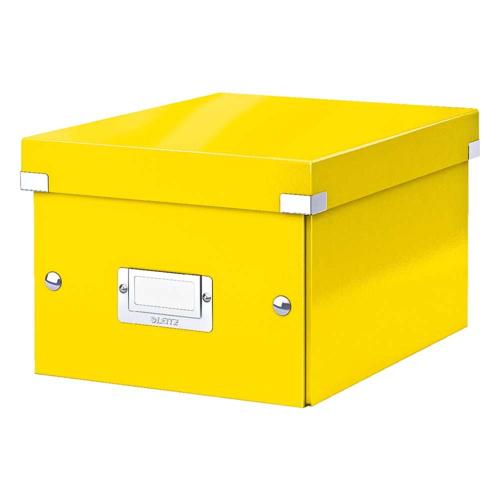 Žlutá úložná krabice Leitz Universal