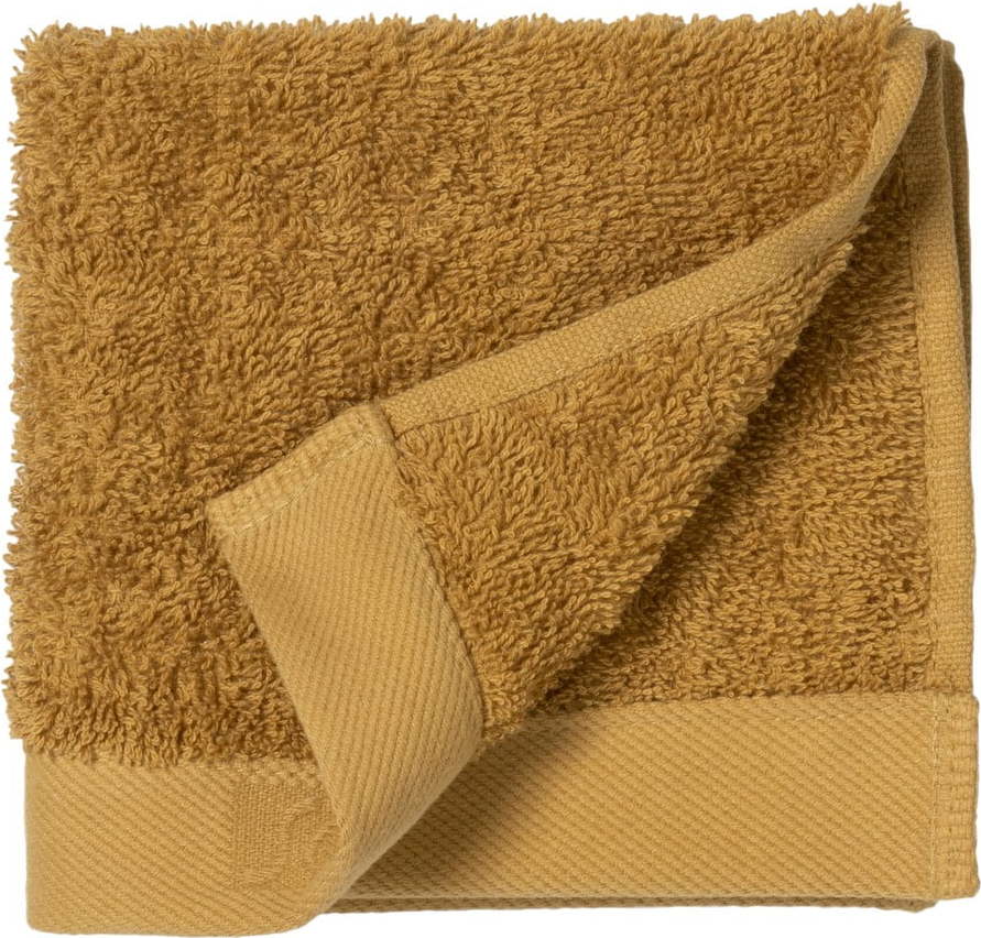 Žlutý ručník z froté bavlny Södahl Golden
