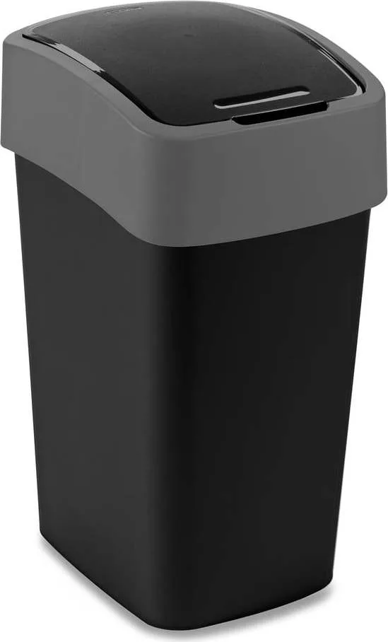 Černý odpadkový koš Curver Pacific, 25 l