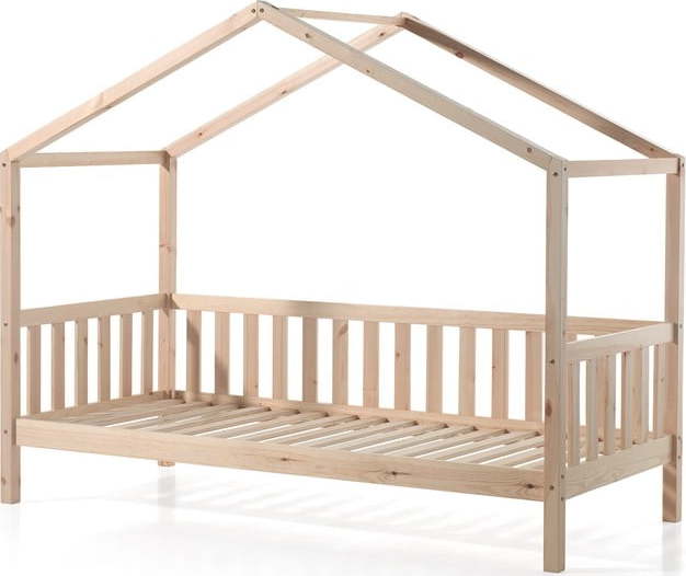 Domečková dětská postel z borovicového dřeva Vipack Dallas