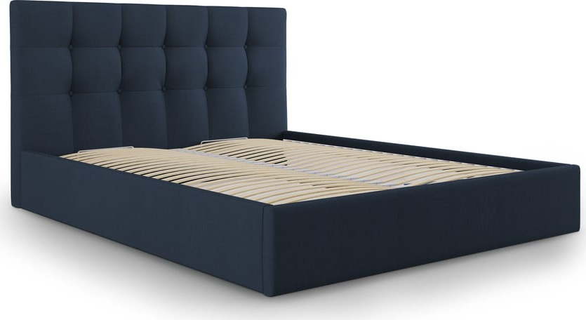 Modrá dvoulůžková postel Mazzini Beds Nerin