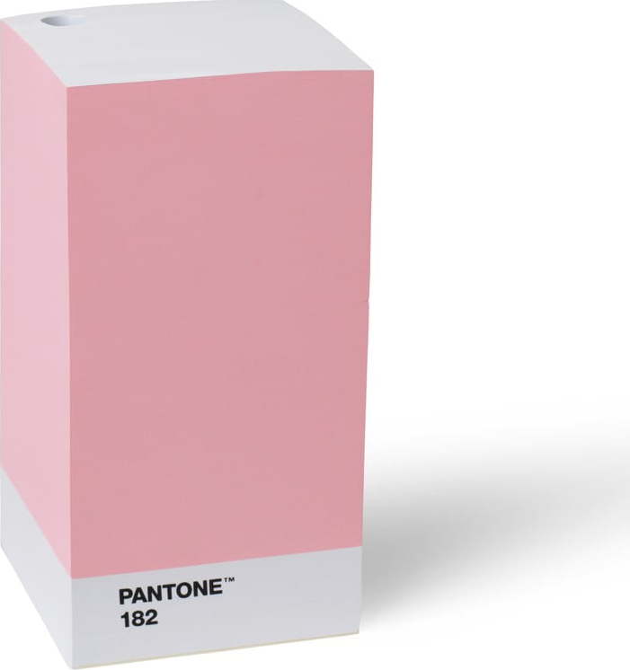 Růžový stojan na tužku / poznámkový blok Pantone Pantone