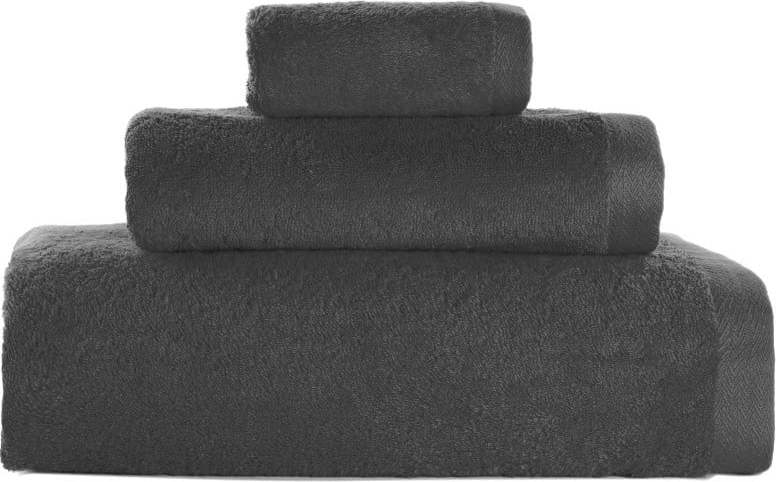 Sada 3 tmavě šedých ručníků Artex Alfa Boheme