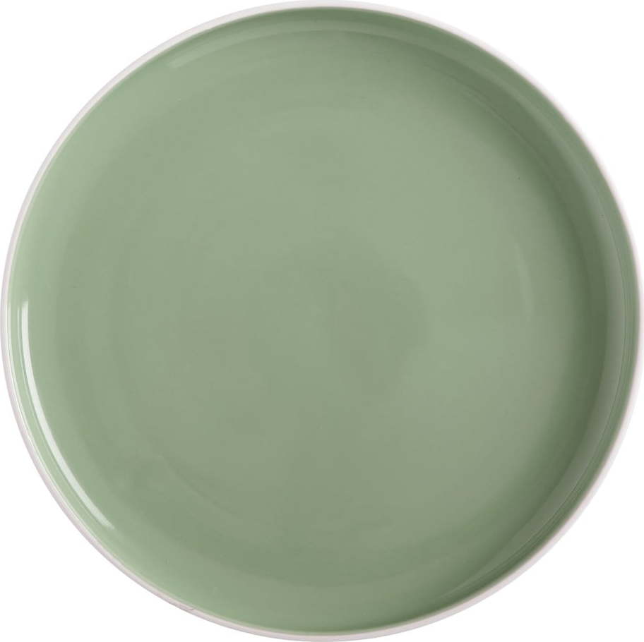 Zelený porcelánový talíř Maxwell & Williams Tint