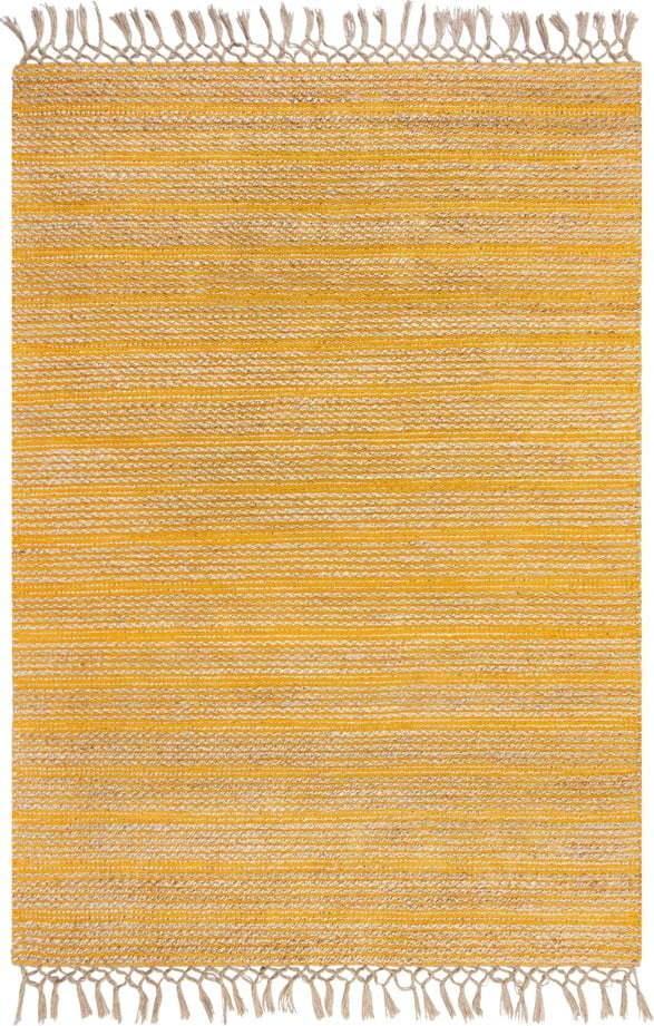 Žlutý jutový koberec Flair Rugs Equinox