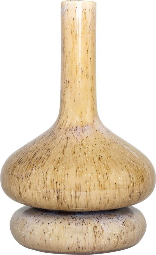 Béžová keramická váza Hübsch Sand