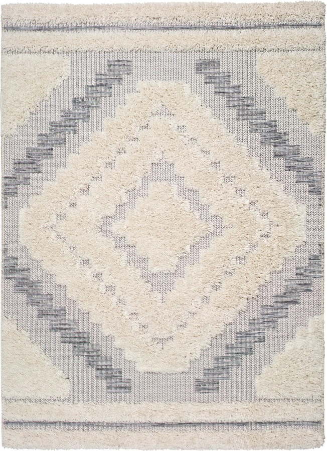 Bílo-šedý koberec Universal Cheroky Blanco