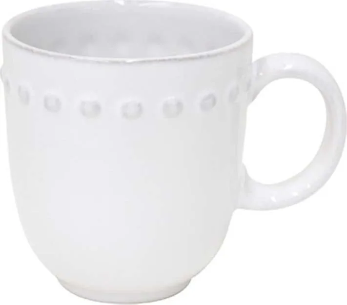Bílý kameninový hrnek Costa Nova Pearl, 370 ml