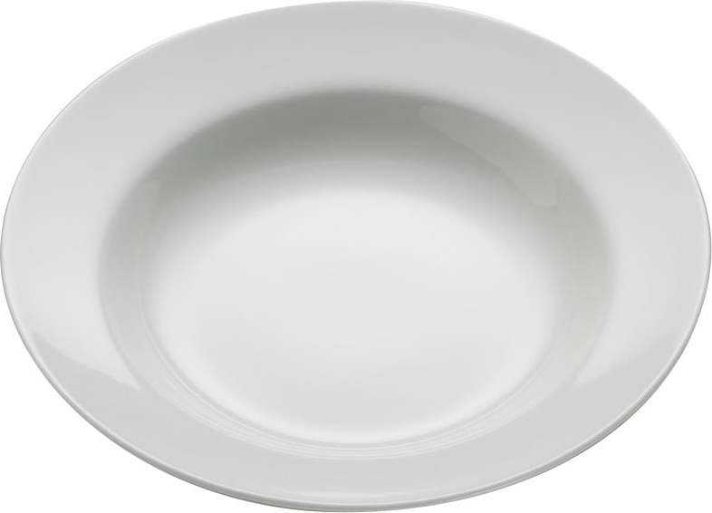 Bílý porcelánový talíř na polévku Maxwell & Williams Basic Bistro