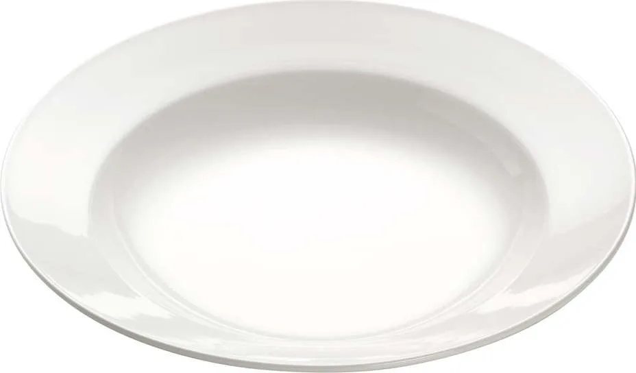 Bílý porcelánový talíř na těstoviny Maxwell & Williams Basic Bistro, ø 28 cm