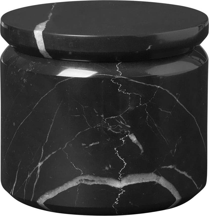 Černá mramorová úložná dóza Blomus Marble