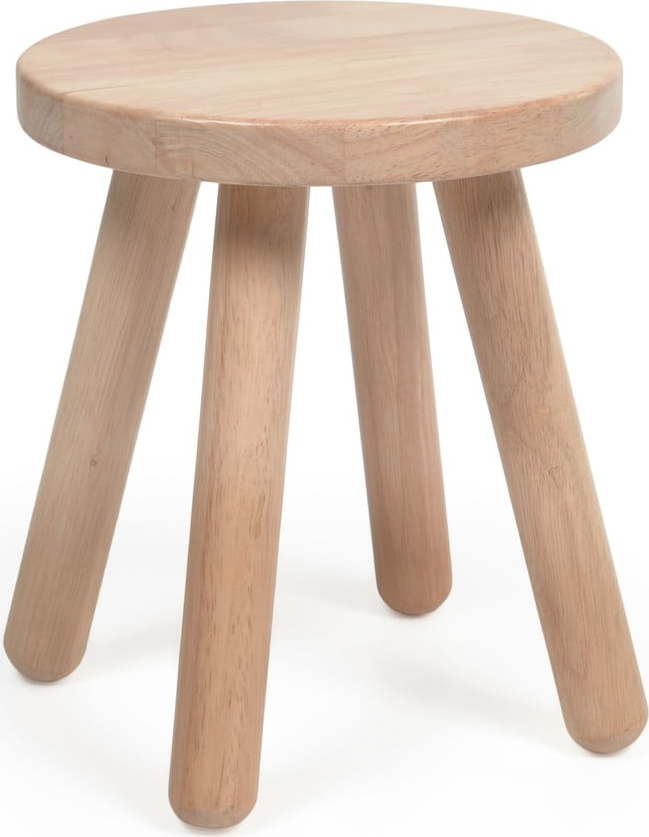 Dětská stolička z kaučukového dřeva Kave Home Dilcia