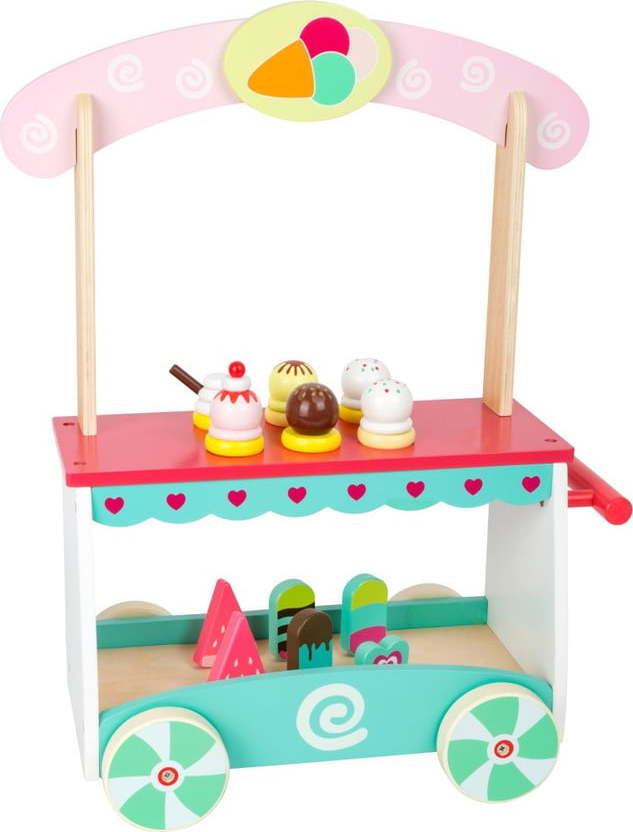 Dětský dřevěný zmrzlinářský vozík Legler Ice Cream Legler