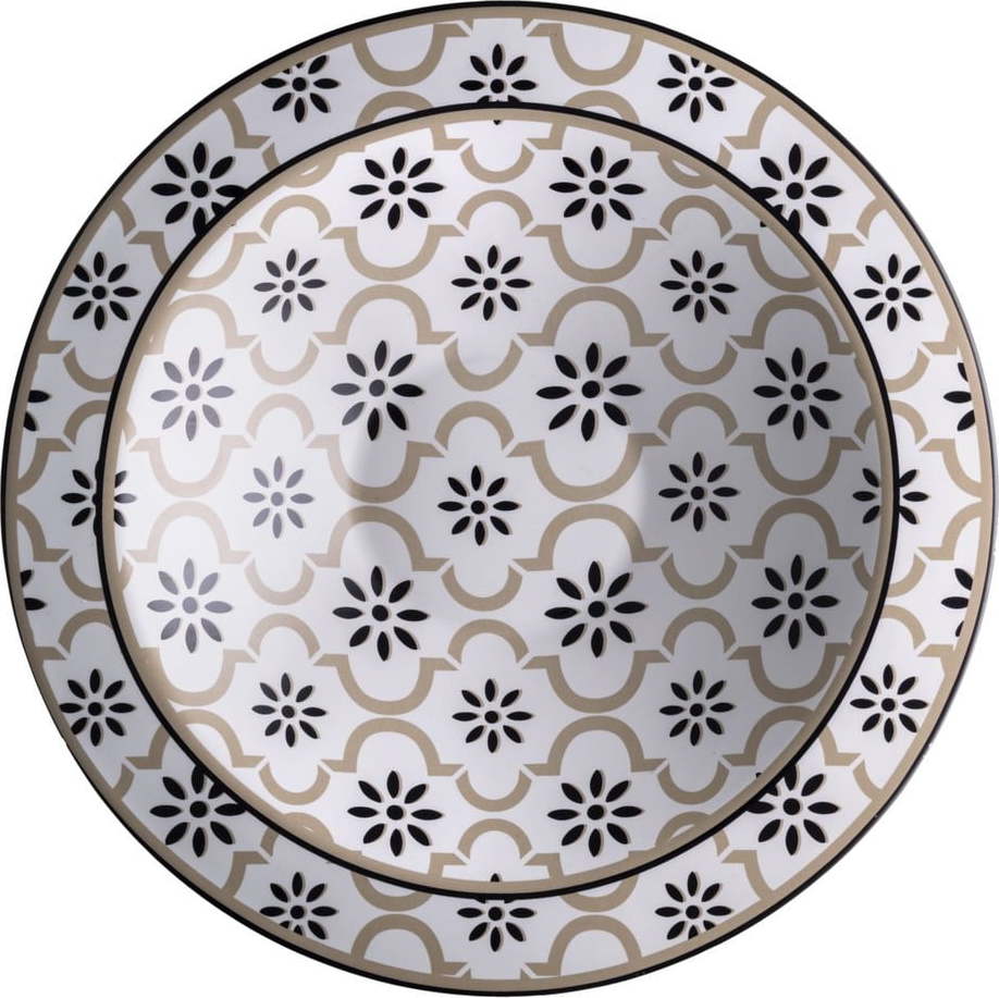 Kameninový hluboký servírovací talíř Brandani Alhambra