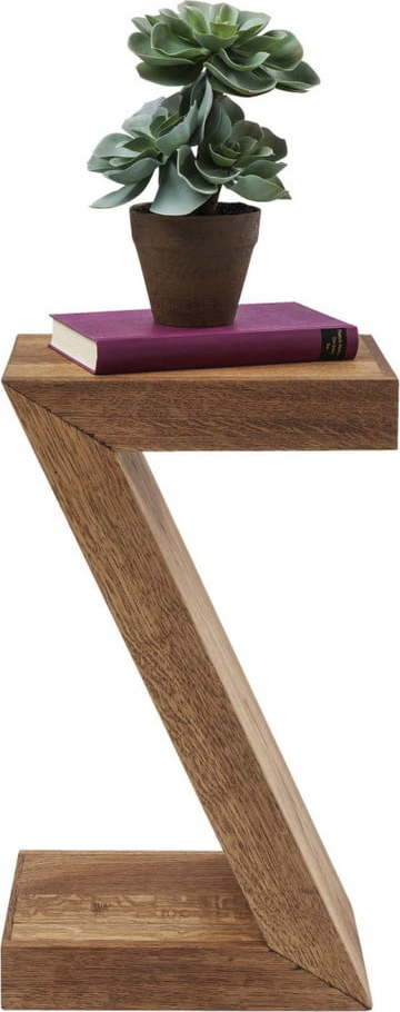 Odkládací stolek z dubového dřeva Kare Design Z