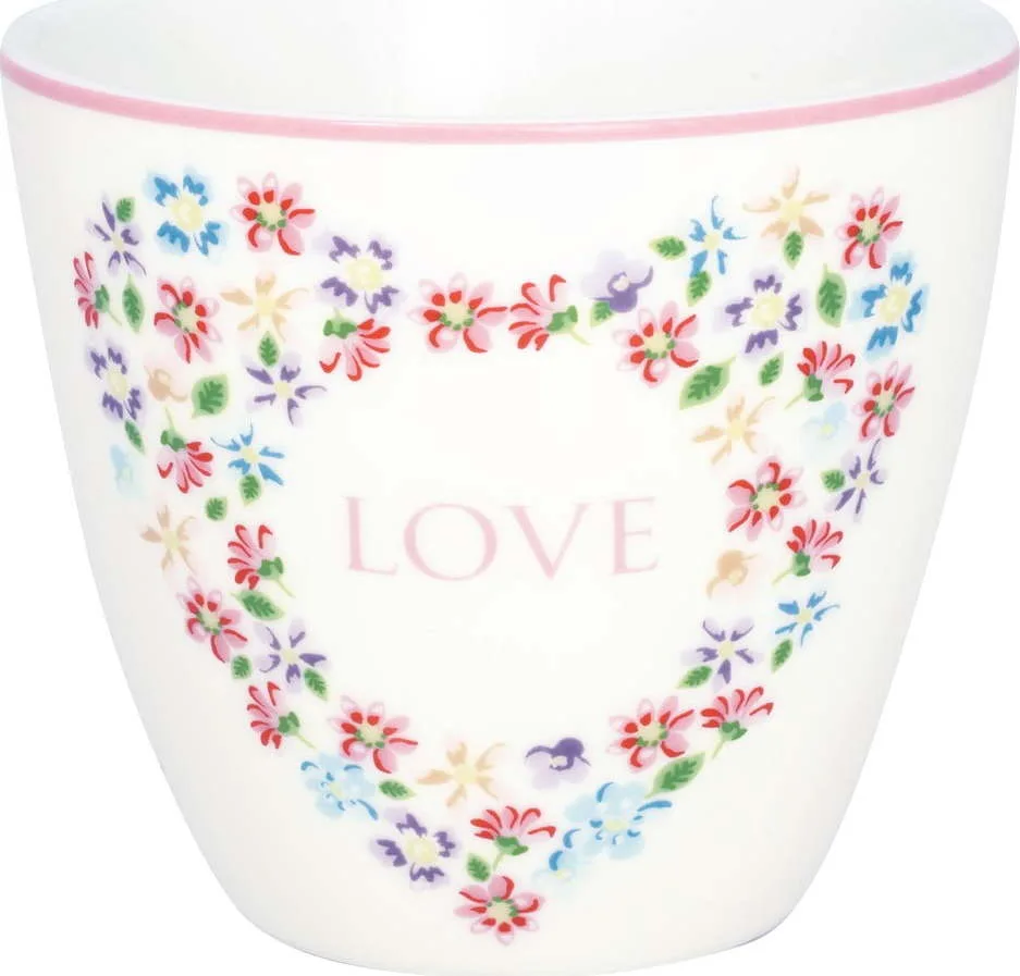 Porcelánový šálek Green Gate Columbine Love, 300 ml