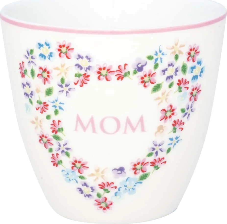 Porcelánový šálek Green Gate Columbine Mom, 300 ml