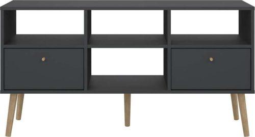 Antracitový TV stolek 117x61 cm Bodo – Tvilum Tvilum