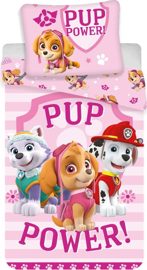 Bavlněné dětské povlečení na jednolůžko 140x200 cm Paw Patrol – Jerry Fabrics Jerry Fabrics