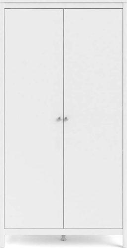 Bílá šatní skříň 102x199 cm Madrid - Tvilum Tvilum