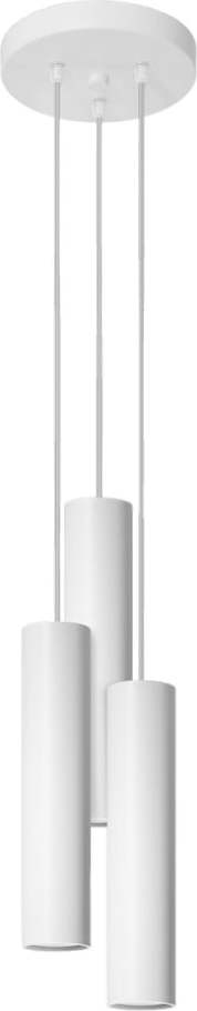 Bílé závěsné svítidlo ø 6 cm Castro – Nice Lamps Nice Lamps