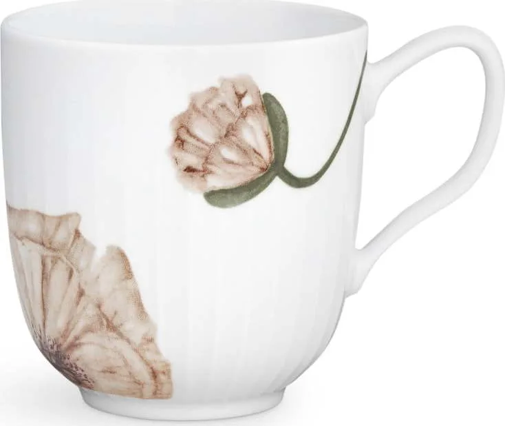 Bílý porcelánový hrnek Kähler Design Hammershøi Poppy, 330 ml