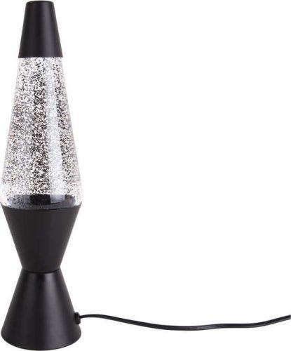 Černá stolní lampa Leitmotiv Glitter Leitmotiv