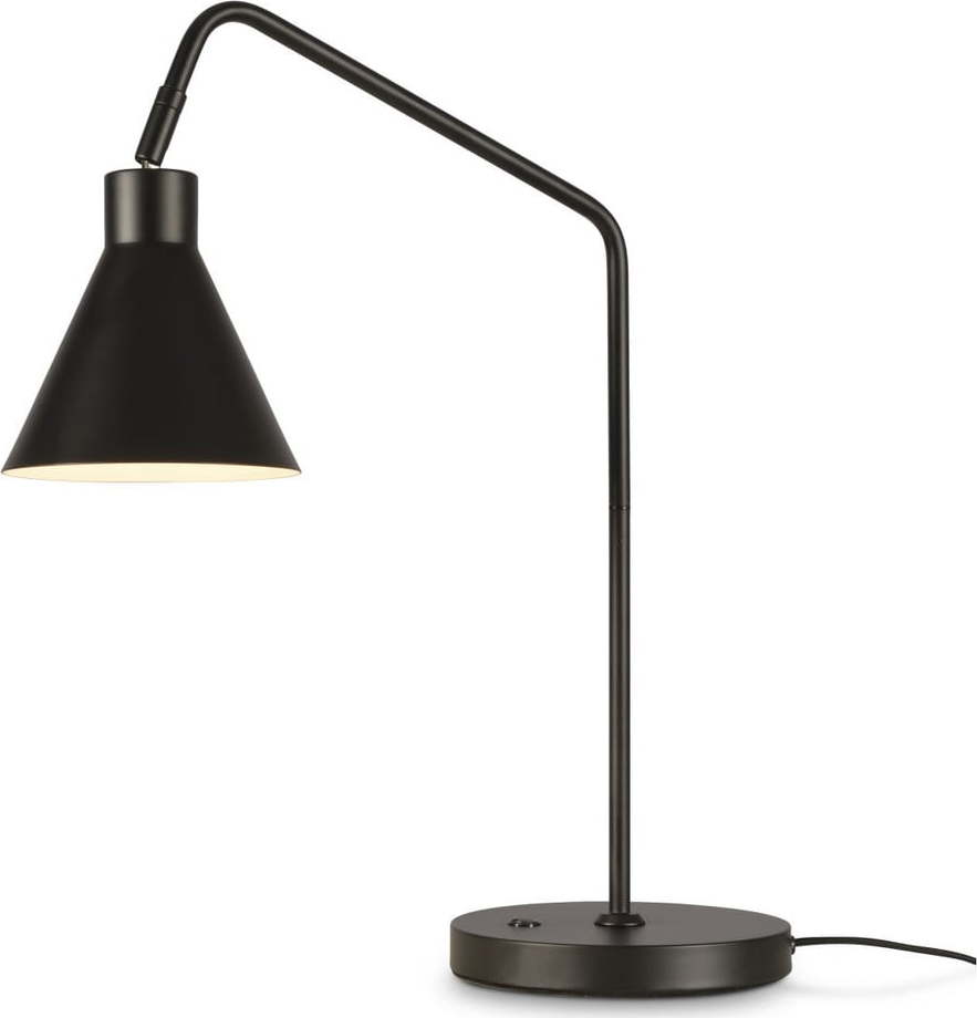 Černá stolní lampa s kovovým stínidlem (výška 55 cm) Lyon – it's about RoMi IT´S ABOUT RoMi