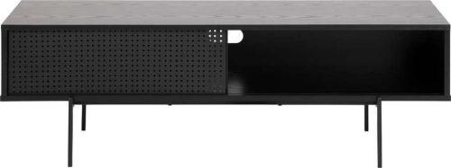 Černý kovový TV stolek 140x45 cm Angus - Actona Actona