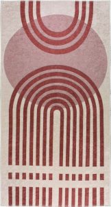 Červeno-b&iacute;l&yacute; prateln&yacute; koberec 80x150 cm &ndash; Vitaus Vitaus