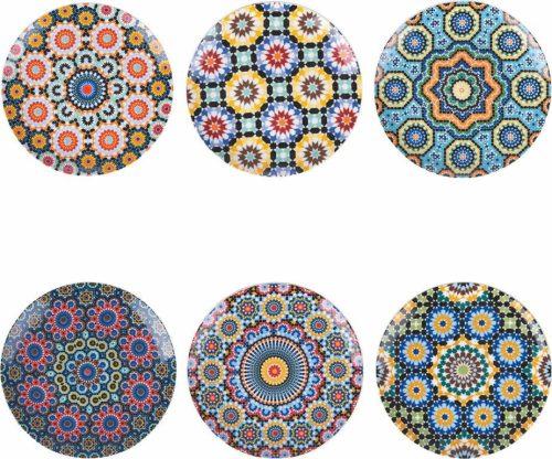 Dezertní porcelánové talíře v sadě 6 ks ø 19 cm Marrakesh – Villa d'Este VDE Tivoli 1996