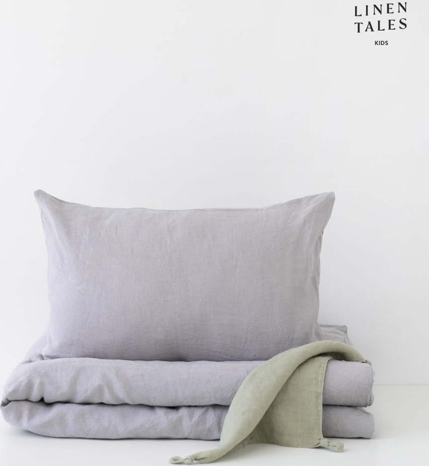 Lněné dětské povlečení do postýlky 100x140 cm – Linen Tales Linen Tales