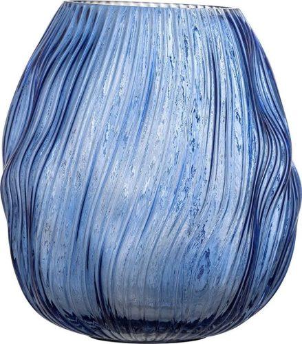 Modrá skleněná váza Leyla – Bloomingville Bloomingville