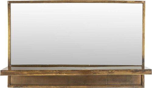 Nástěnné zrcadlo s poličkou 61x38 cm Feyza – White Label White Label