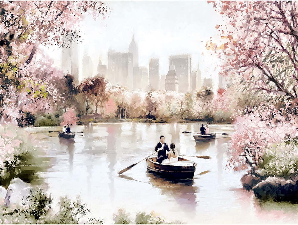 Obraz Styler Canvas Romantic Lake