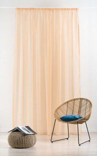 Oranžová záclona 300x260 cm Voile – Mendola Fabrics Mendola Fabrics
