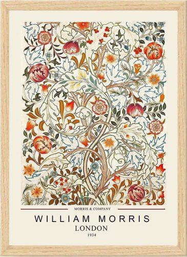 Plakát v rámu 55x75 cm William Morris – Wallity Wallity