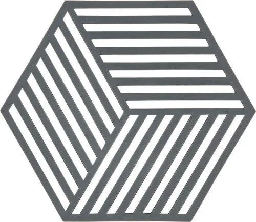 Podložka pod horké nádoby Zone Hexagon, šedá