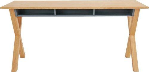Pracovní stůl s deskou v dubovém dekoru 70x160 cm Luca – Woodman Woodman
