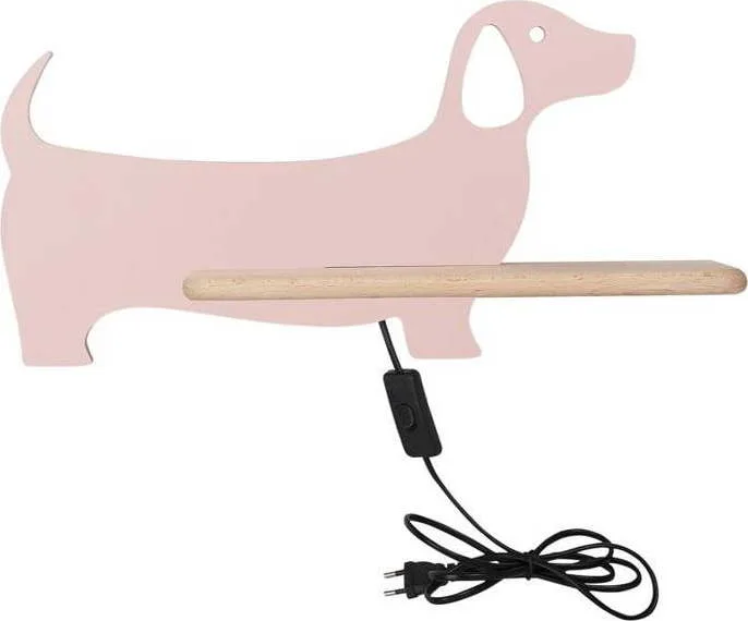 Růžové dětské svítidlo Dog – Candellux Lighting