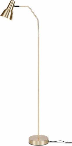Stojací lampa s kovovým stínidlem ve zlaté barvě (výška 140 cm) Valencia – it's about RoMi IT´S ABOUT RoMi